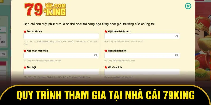 Hướng dẫn tham gia nhà cái 79king